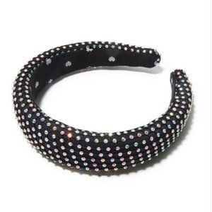 LELE SADOUGHI  TECHNICOLOR CRYSTAL MESH ALICE HEADBAND